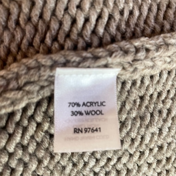 J. Jill Wool Blend  Beaded Cardigan Sweater Size Medium - Picture 5 of 6